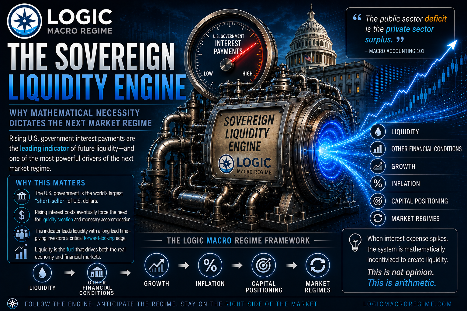 Sovereign liquidity engine and US government interest payments